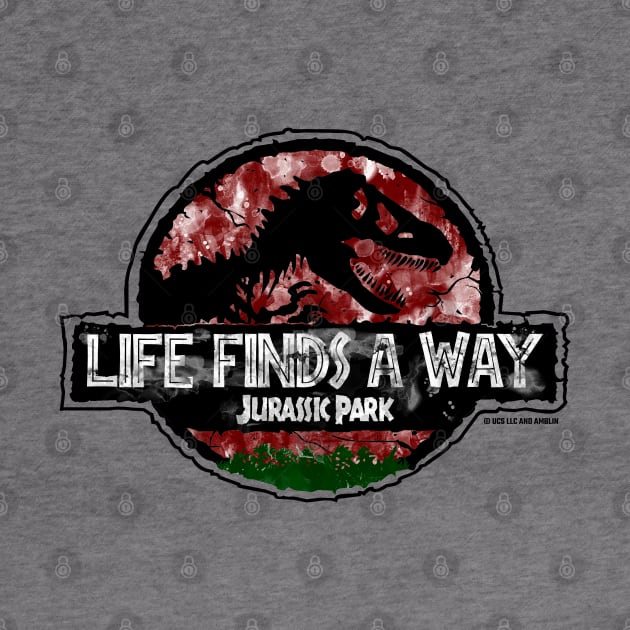 Jurassic - Dr Ian Malcolm Chaos Theory - Life Finds A Way - by Jurassic Merch